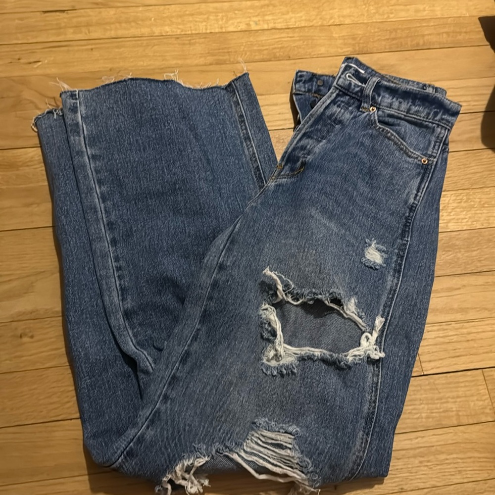 Pacsun baggy ripped jean